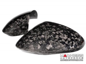 Alfa Romeo Stelvio Mirror Covers - Carbon Fiber - Caps - Feroce Carbon - Forged Carbon